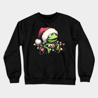 Muppets Christmas Kermit the Frog Crewneck Sweatshirt